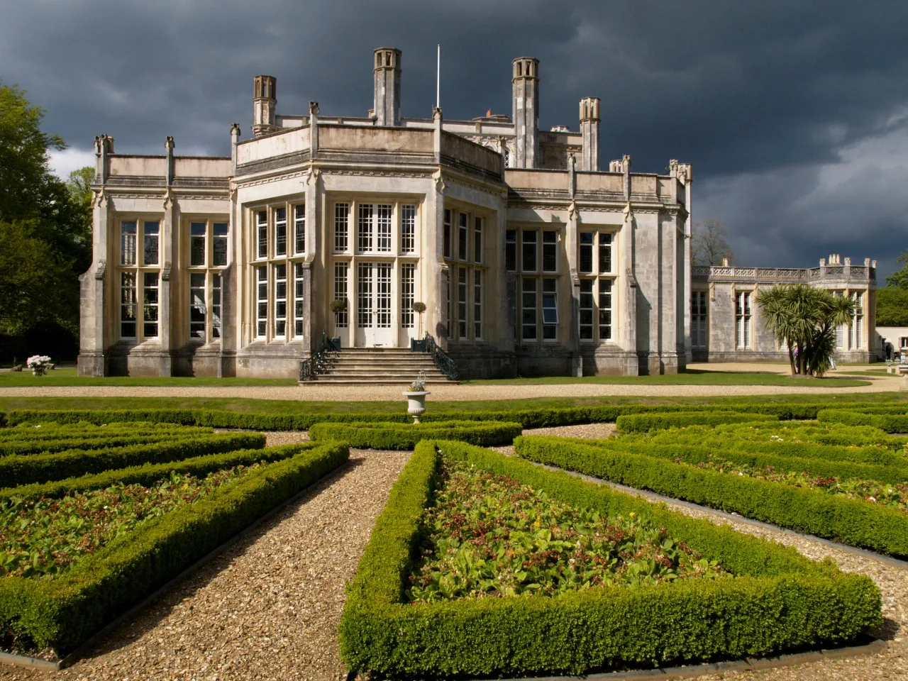 Highcliffe Castle, Christchurch, from its clifftop lawns